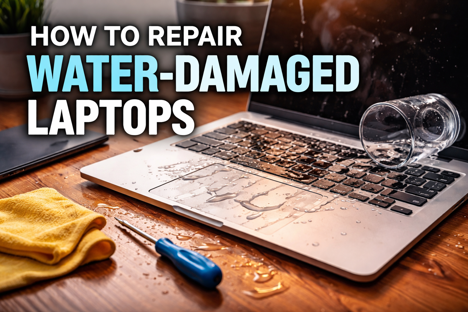 How to Repair Water-Damaged Laptops | Absolute PC Repair